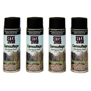 Camo Stencils – Large with Paint – Styx-River Outdoor Specialties